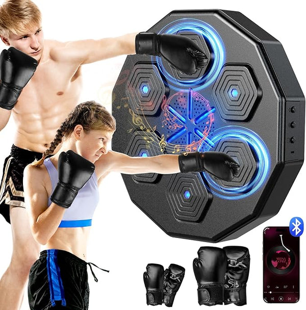 Smart Music Boxing Pad + Gloves