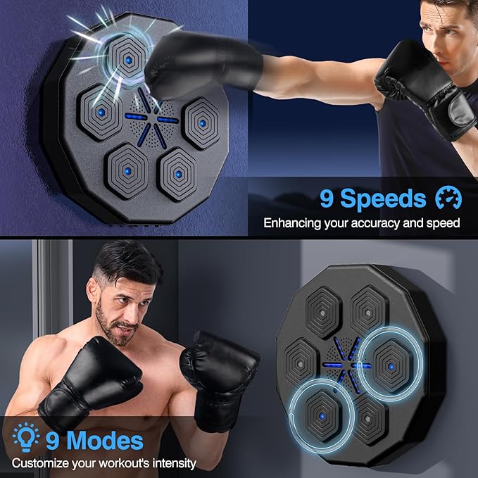 Smart Music Boxing Pad + Gloves